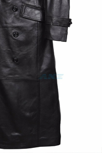 Veste en cuir pour hommes Veste en cuir de mouton personnalisée pour hommes Blouson aviateur en cuir de vachette véritable - Product Image 4
