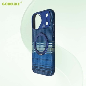 Coque de téléphone OEM ODM à anneau magnétique texture fibre de carbone pour iPhone 17 Air/<span class=keywords><strong>Pro</strong></span> Max/<span class=keywords><strong>Pro</strong></span>/Air - Product Image 4