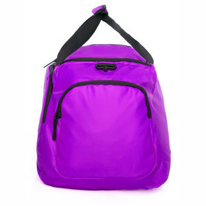 Bolsa de lona para hombre al por mayor de fábrica, equipaje plegable de cuero PU con cierre de cremallera para viajar - Product Image 5