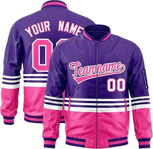 Gran oferta, parches bordados de chenilla, lana, manga de cuero genuino, Letterman Baseball College Varsity, chaquetas personalizadas - Product Image 1