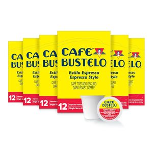 Café Bustelo Espresso Style Dark Roast, Cápsulas de Café Individuales, 12 Unidades (Paquete de 6) - Product Image 6