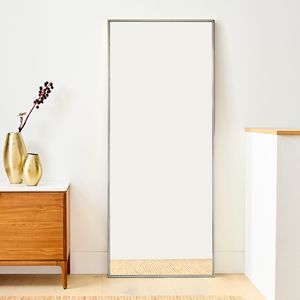 Decoración de pared larga de suministro de fábrica de espejo de piso de tocador minimalista moderno para casa con soporte - Product Image 4