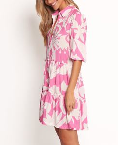 Elegante Vestido Largo de Verano Estilo Bohemio Clásico con Estampado Floral, Color Negro, Manga Larga, Estilo Imperio, Cuello Cruzado con Borlas - Product Image 4