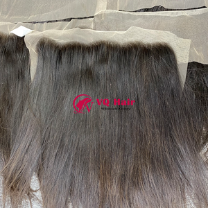 Peluca de Cabello Humano Frontal de Fábrica al por Mayor, Liso, con Doble Trama, Sin Enredos, Sin Caída, Cutícula Alineada, Cabello Virgen Natural - Product Image 1