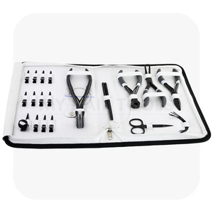 Groothandel Hair Extensions Tools Tape-In Tang Micro Kraal Remover Tang Rvs Crimptang Threader <span class=keywords><strong>Loop</strong></span> Haak Tool - Product Image 1