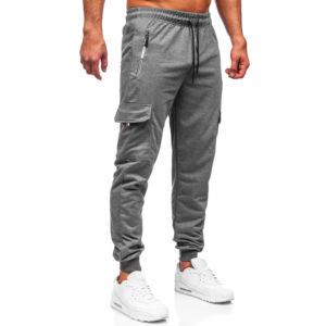 Pantalones Deportivos de Felpa de Cintura Media con Logotipo Personalizado Bordado para Hombre, 100% Algodón, Estilo Urbano, y Joggers Unisex de Alta Calidad - Product Image 6