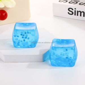 Nuevo Juguete Antiestrés de Cubos de Hielo Cuadrados, Juguetes Sensoriales Suaves para Apretar, Alivian la Ansiedad, para Niños y Adultos - Product Image 2