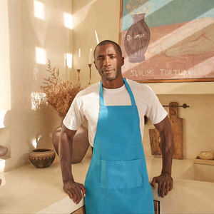 Delantal de Cocina sin Mangas BEAM 100% Poliéster No Tejido, Transpirable, Ecológico, Absorbente de Humedad, Ahorro de Agua, Bolsillo Delantero, Unisex - Product Image 6