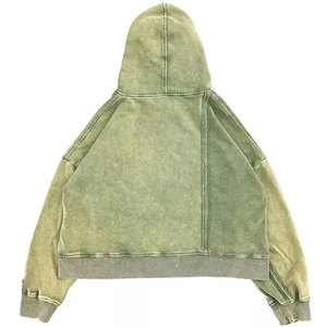 2025 Sudadera con capucha Asid Wash de alta calidad hecha a medida para hombres, sudaderas con capucha con hombros caídos, hecha a medida, de alta calidad - Product Image 4