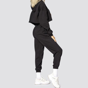 Últimos diseños Chándal Conjunto de 2 piezas Mujer 2025 Algodón Casual Jogging Conjunto de chándal de mujer ajustado - Product Image 2