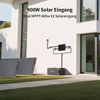Baterai Ekspansi Pecron EP2000S LiFePO4 Portabel Off-On Grid, Koneksi Grid Melalui Gelombang Sinus Murni Micro MPPT