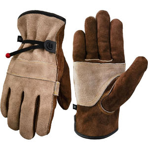 Guantes de Seguridad de Trabajo de Lona Resistentes al Calor y Antideslizantes con Protección de Doble Capa - Product Image 1