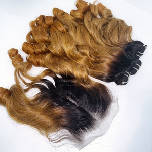 Extensions de cheveux vietnamiennes couleur rebondissante Super Double Draw - Product Image 4