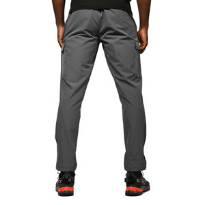 Nuevo diseño, pantalones de chándal de algodón puro lisos negros, pantalones cómodos con logotipo impreso personalizado a prueba de viento, pantalones con estilo de cremallera - Product Image 2