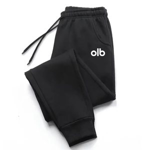 Pantalon de survêtement pour homme 100% coton biologique, écologique, grammage lourd, coupe ample à jambe large et évasée, imperméable, avec poches cargo imprimées sur mesure - Product Image 3