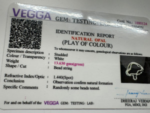 Pierres précieuses en vrac d'opale éthiopienne de haute qualité perles de Rondelle blanches naturelles pour la fabrication de bijoux et les projets d'artisanat en gros en vrac - Product Image 6