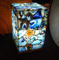 Lampe LED en résine faite à la main en forme de fleur, veilleuse, design statue de plongée, thème sous-marin, marque Sack, objet d'art de collection, Fête des Mères