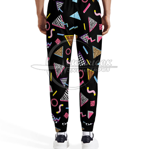 กางเกงซับเหงื่อของผู้ชายแบบระเหิดฉลากตามสั่งระบายอากาศได้ดี - Product Image 2