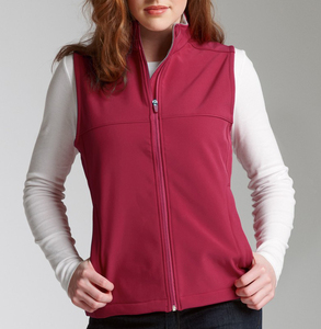 Chaqueta ligera y resistente al viento, chaleco de carcasa blanda para mujer, chaleco Softshell para mujer con capucha desmontable con logotipo 2026 - Product Image 3