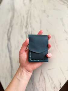 Handmade da chính hãng chủ thẻ Slim Wallet thiết kế nhỏ gọn với Burnished cạnh Stylish <span class=keywords><strong>Organizer</strong></span> HLC-0066 - Product Image 6