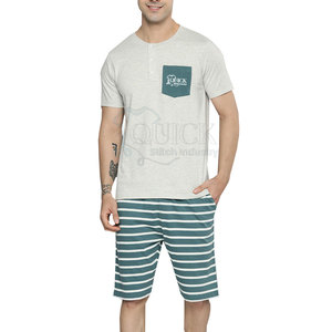 Drawstring <b>Men's</b> Casual Breathable Solid Summer T-Shirt & <b>Shorts</b> Set Lightweight - Product Image 1
