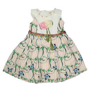 Vestido Elegante para Niñas - Color Durazno - Product Image 1