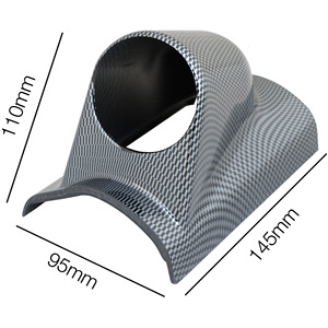 Support d'instrument vertical 1 trou aspect carbone - Product Image 2