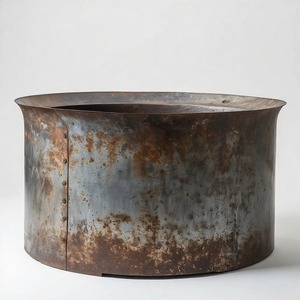 Bol de foyer en métal en fer antique robuste fabriqué à la main de qualité supérieure pour le jardin extérieur, le patio, le camping et la décoration. - Product Image 5