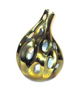 Jarrones de Metal de diseño moderno contemporáneo, decoración del hogar de primera calidad, soportes de flores, centro de mesa de boda de estilo lujoso - Product Image 2