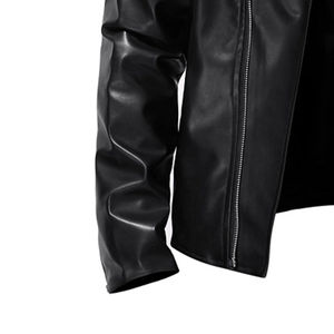 2025 OEM Original negro chaqueta de cuero de moto para hombre de alta calidad bajo Moq hecho a medida al por mayor chaqueta de moda de cuero - Product Image 3