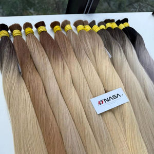 Cabello Humano Virgen Vietnamita Premium de 55 cm y 100 g, Extensiones de Calidad Rusa a Precio de Fábrica, Gama Completa de Colores - Product Image 1