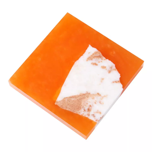 Best Selling Resin Coasters Trendy Handmade Wholesale Wood & Resin Creative Designs European Style Craft Coasters 4 Pcs <b>Set</b> - Product Image 4