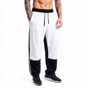 Wide Leg Cargo Gym Sweatpants <b>Men's</b> Jogger Workout Fitness Wear <b>Trouser</b> Pajama <b>Loose</b> Fit Gym Sweatpants <b>Mens</b> - Product Image 6