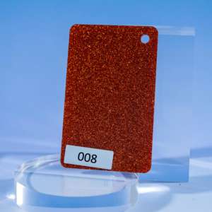 Lámina Acrílica Fundida con Purpurina Roja de 1/8 de Pulgada, Servicio de Corte Láser, Origen Estadounidense - Product Image 5