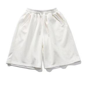 Envío DDP, pantalones de cinco cuartos para hombre, pantalones cortos deportivos transpirables en Color sólido, ropa informal suelta de talla grande para SummerDDP, envío - Product Image 3