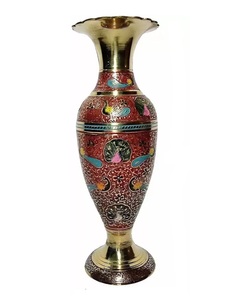 Modern Design Floor <b>Standing</b> Flower Pots Home Hotel Decorations Brass Material Antique Design Flower Pot. - Product Image 3