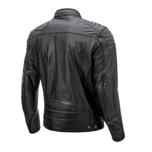 Blouson de moto unisexe en cuir de vachette coupe-vent, couleurs personnalisées, toutes saisons, protection pour la conduite à moto, qualité export, vente en gros - Product Image 6