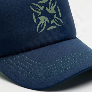 Casquette de camionneur personnalisée avec logo, pour hommes, 6 panneaux, casquette de baseball sportive, broderie en mousse de qualité supérieure, applicable en extérieur, réglable, casquette à fermeture à pression en maille - Product Image 3