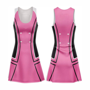 Uniformes de Netball Personalizados a Bajo Precio, Diseño Reversible, Impresión Digital por Sublimación, Transpirables, de Secado Rápido, de Poliéster Liso para Mujer - Product Image 1