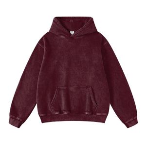 Nouveau Vintage basiques surdimensionné pull à capuche décontracté col rond longue longueur 3XL taille couleur unie tissu tricoté et prix de gros - Product Image 1