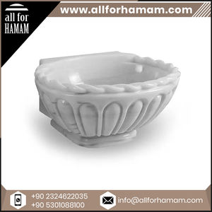 Lavabo de Mármol para Baño Turco Kurna de Diseño Moderno, Calcita Natural con Acabado Pulido para Uso en Baños de Hoteles - Product Image 6
