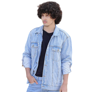Chaqueta Vaquera de Invierno Personalizada para Hombre, Informal para Exteriores, 100% Algodón, Cuello Camisero, Estilo Vintage, Secado Rápido, Transpirable, Alta Calidad - Product Image 1