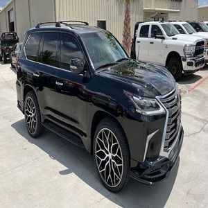 2020 Lexus LX SUV เครื่องยนต์เบนซินสีขาวระยะทางต่ำรถมือสองไม่เกิดอุบัติเหตุกล่องเกียร์แบบแมนนวลเบาะหนังกล้องหลังที่ใช้ - Product Image 1