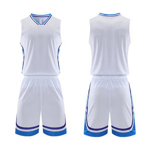 Bajo MOQ personalizado hombres uniformes de baloncesto conjuntos último diseño personalizado logotipo impresión 100% poliéster secado rápido transpirable alto - Product Image 4