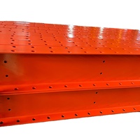 Étagère à bras cantilever en acier robuste en forme de H à 5 niveaux, protection contre la corrosion, boulons, norme américaine, certifiée RMI, étagère haute