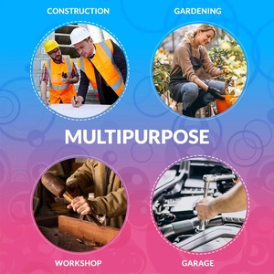 Precio barato con guantes de trabajo antideslizantes de alta calidad Guantes punteados de goma - Product Image 5