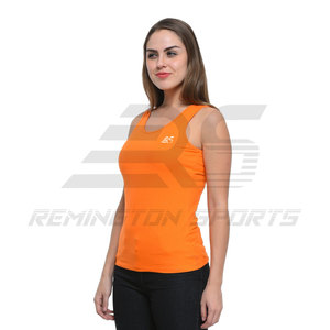 Camiseta sin mangas de algodón de alta calidad para mujer, camiseta sin mangas de último estilo para mujer, camiseta sin mangas personalizada para mujer - Product Image 5