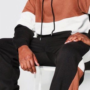 Wholesale Manufactures Custom Logo Solid Streetwear Style 100% Cotton Tracksuits Pullover Hoodies and Sweat <b>Pants</b> <b>Men</b> Clothing - Product Image 6