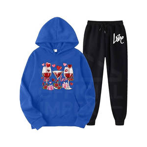 Top High Quality Premium Design Streetwear Más vendidos Mejor calidad Color personalizado Nuevo estilo Cómodo Screen Printed Chándales - Product Image 3