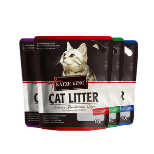 KATZE KING Litière pour chat au charbon actif OEM Type bleu d'exportation d'usine - Product Image 2